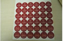China Round Paper Shrink Sleeve Packaging , Adhesive Sticker Labels For Activated Nuts supplier