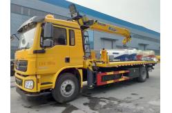 China HOWO 4X2 Road Recycling Flatbed Trailer for Sale supplier