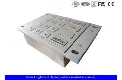 China Dust Proof Usb Numeric Keypad , Metal Keypad With 4x4 Matrix and Flush Keys supplier