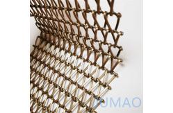 China Staircase Baluster Architectural Copper Mesh Steel Grilles Screen supplier