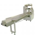 Horizontal food snack cookie biscuit bread chocolate bar flow wrap packaging machine