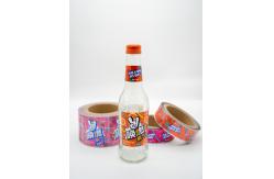 China Packaging Wet Glue Label Roll Hologram Custom Business Logo Stickers supplier