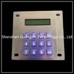 Metal Usb Numeric Keypad With Display , LED Backlit Wired Numeric Keypad for sale