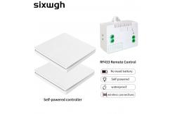 China 50m Self Powered Wireless Switch WPA2-PSK Encryption supplier
