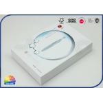 Cosmetic Essence Packaging Hinged Lid Cardboard Box C1S Paper Insert for sale