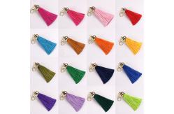 China Zinc Alloy Lobster Clasp Metal Accessories Tassel Pendants For Keychain Dangle supplier