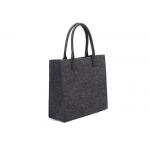 Laser Printing Comfortable Leather Handle 30cm*0.3m Felt Handbag for sale