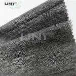 Silicon Strong Fusible Non Woven Interlining Black For Fused Fabric for sale