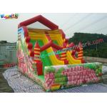 Popular Full Printing Commercial Inflatable Water , Customized Inflatable Slide For Adults for sale