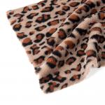 Weft Suede 100% Polyester Comfortable Plush Fur Fabric for Garment Custom Pattern for sale