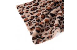 China 100% Polyester Customized Printed Faux Rabbit Fur Fabric for Garment Home Textiles supplier