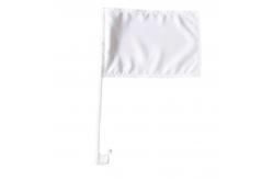 China Customized Double Sided Printing Polyester Sublimation Car Flags Blanks supplier