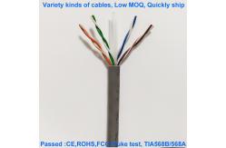 China Oxygen Free 24AWG UTP CAT6E Network Cable HDPE Lan Ethernet Cable supplier