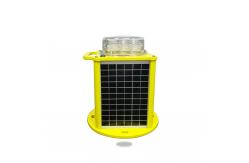 China 50cd Intensity LED Solar Airfield Lighting Steady Burning Build In Airport Lamp supplier