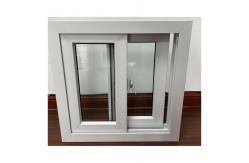 China Customized Transparent UPVC Sliding Windows Horizontal Sliding UPVC Windows supplier