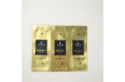 China Honey Syrup Three Side Seal Bags CMYK 10C Gravnre Printing durable resealable supplier