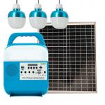 Portable Home Solar Home Lighting System Mobile Charging 25W Led Kits Panel for sale