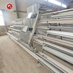 Steel Layer Chicken Cage 4 Birds Per Cell Hot Dipped Galvanized Battery Cage System for sale
