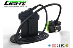 China OLED Display IP68 530LUM 25000LUX LED Miners Cap Lamp supplier