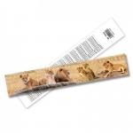China Customized Plastic Plant 3D Lenticular Ruler 3D Animal Ruler Lenticular Print