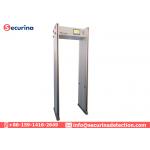 Multi - Zone Arch Metal Scanner Detector 50/60Hz With Led Light Bar Alarming for sale