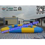 Square Inflatable Water Pool / Strong PVC Tarpaulin Inflatable Pool For Kids for sale