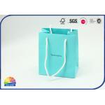 Embossing Matte Lamination Special Reusable Paper Bag Customized Logo With Handle