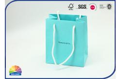 China Embossing Matte Lamination Special Reusable Paper Bag Customized Logo With Handle supplier