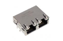 China RJMG212S22135ER Connectors Modular Jack Ethernet Connectors With Integrated Magnetics supplier