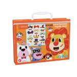 CMYK Educational Animal Magnetic Jigsaw Puzzle Sticker Childrens Learning Toys For 7 Year Olds for sale
