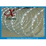 Modern Security Barbed Wire Fence , Stainless Steel Razor Wire