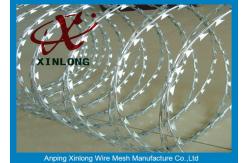 China Modern Security Barbed Wire Fence , Stainless Steel Razor Wire supplier
