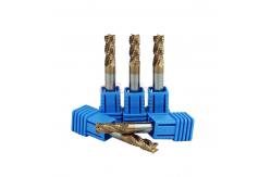 China 8mm 1/4 5/16 Roughing End Mills For Steel HRC55 supplier