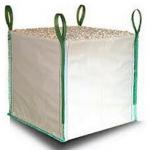 White One Ton PP Woven Gravel Bulk Bag For Builder Construction Use for sale