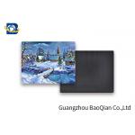 PET Custom Refrigerator Magnets , Printed Fridge Magnets Snow Covered Landscape Image