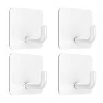 No Drilling Wall Mounted Stainless Steel Sticky Hangers Wall Hooks Adhesive Hooks