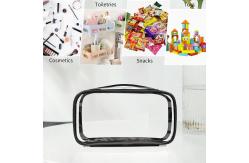 China Small Shockproof Travel Transparent Cosmetic Bag Organizer With Zipper supplier