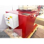 360° Rotary Welding Positioner / Welding Turn Table Rotary And Tilting Red Color for sale