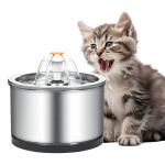 Pet Water Fountain 2.5L Volume Stainless Steel Material No Time Setting Nozzles Included for sale