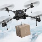 Payload UAV 10KG/10KM/30 minutes/ Night Lighting And Dual Bottom Hooks Thrower Drone Delivery for sale