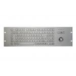 PS2 19U Stainless Steel Industrial Keyboard 400DPI IP65 Static for sale