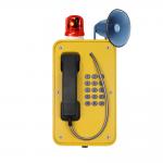 Anti - Vandal Industrial Weatherproof Telephone , Heavy Duty Telephone With Horn for sale