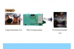 China Multi Strand 2.2kw Double Twist Bunching Machine For Copper Wire supplier