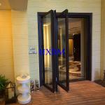 European Style double glazed Aluminum Folding Doors For Building Contractors for sale