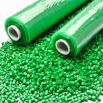 EVA Green Color Antibacterial Masterbatch Plastic Filler For PP PET Food Packaging Film Blowing for sale