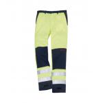 Anti Static Mens Work Pants With Reflective Stripes , EN11611 Reflective Fr Clothing