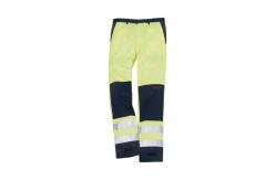 China Anti Static Mens Work Pants With Reflective Stripes , EN11611 Reflective Fr Clothing supplier