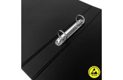 China A4 40mm Thick Black ESD File Folder With 2 Side Holes supplier