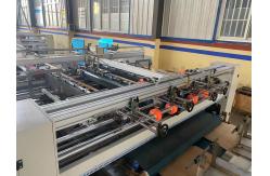 China Double Piece Carton Paper Box Pasting Folding Gluing Machine Mechanical supplier