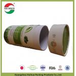 CMYK Custom Printed Kraft Paper Tube Packaging for Gift / Jewelry / Tea Packing for sale